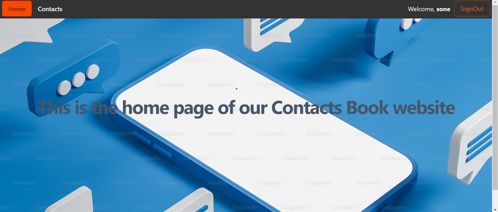 Contacts App